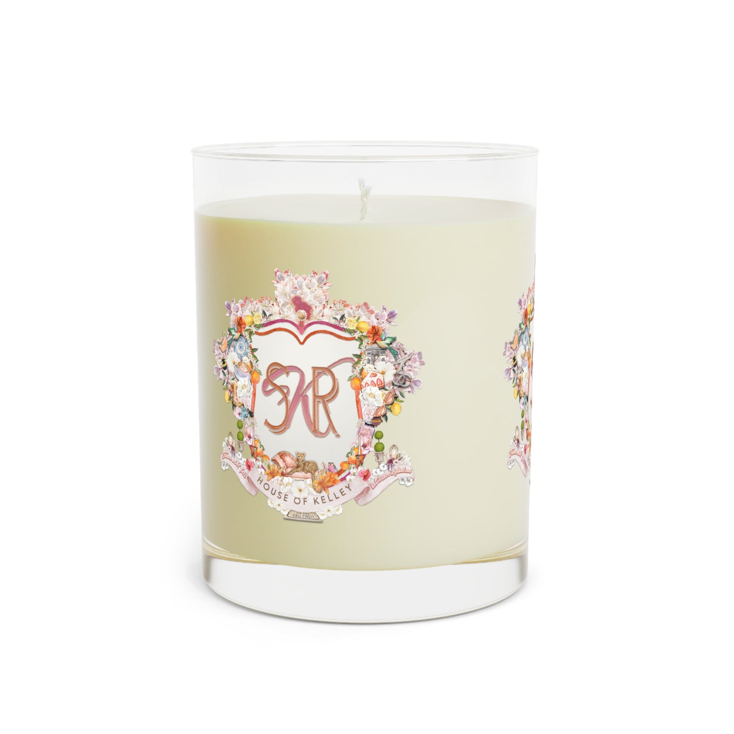 SRK Crest Scented Candle - Glass, 11oz